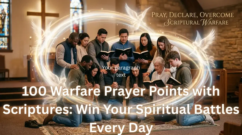 100 Warfare Prayer Points with Scriptures Win Your Spiritual Battles Every Day