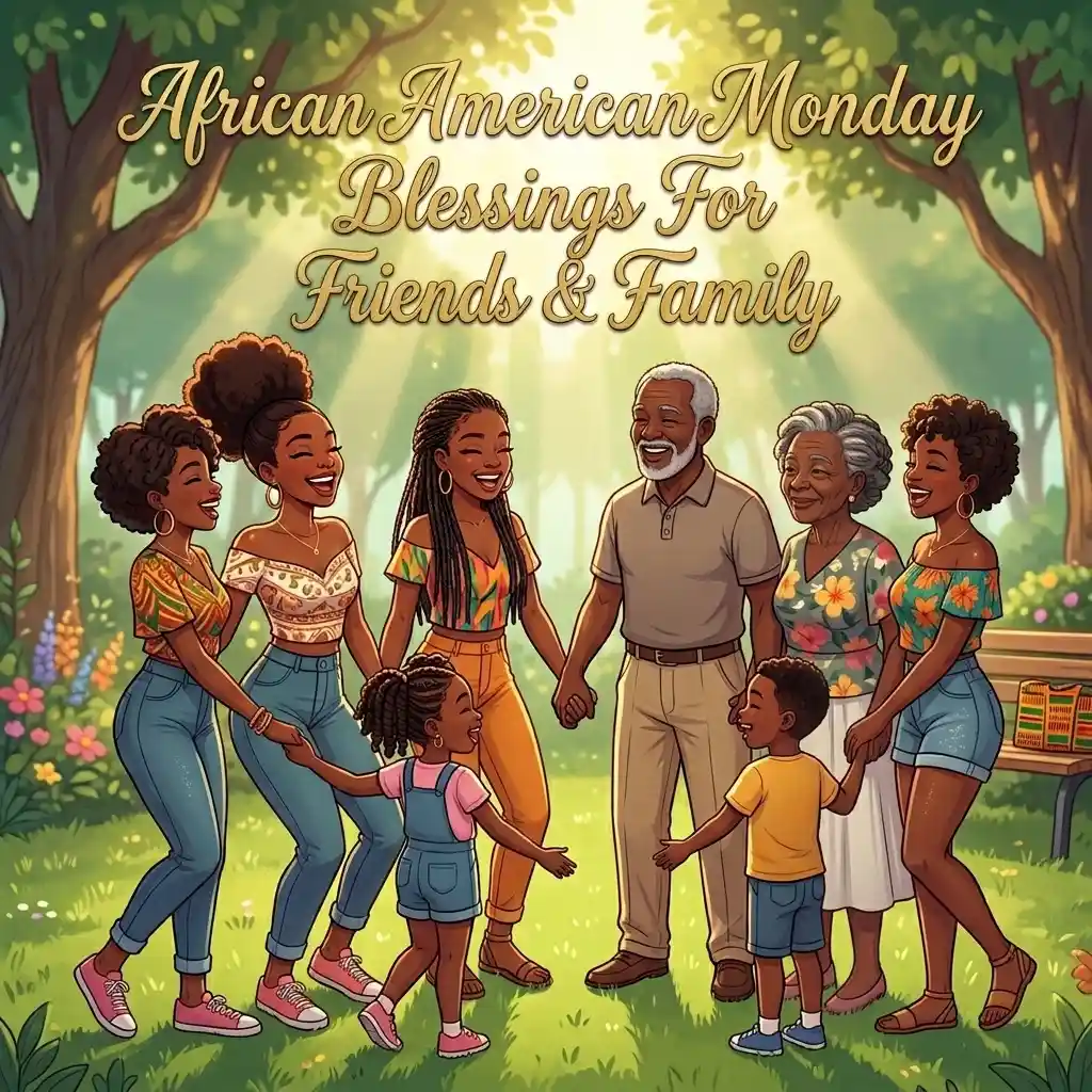 African American Monday Blessings For Friends & Family