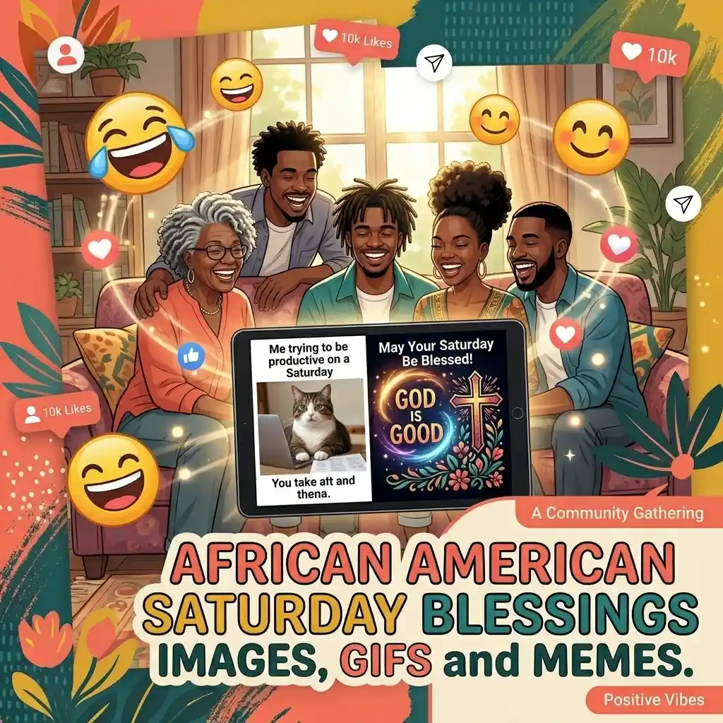 African American Saturday Blessings Images, GIFs and Memes