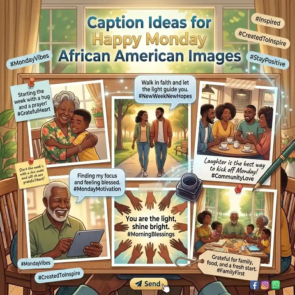 Caption Ideas for Happy Monday African American Images