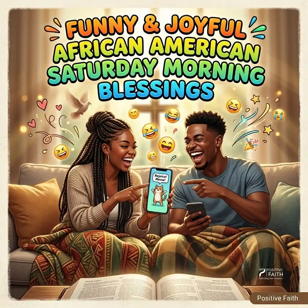Funny & Joyful African American Saturday Morning Blessings