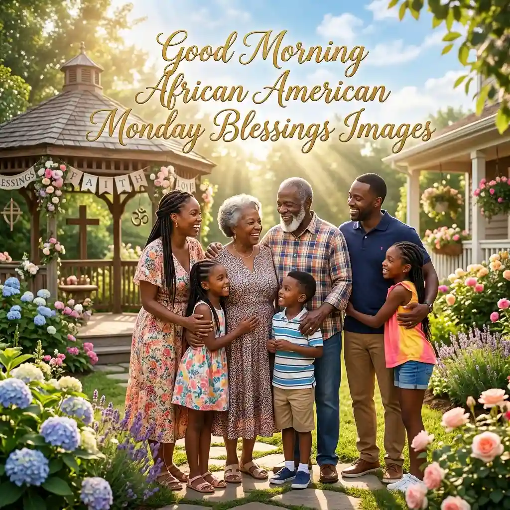 Good Morning African American Monday Blessings Images