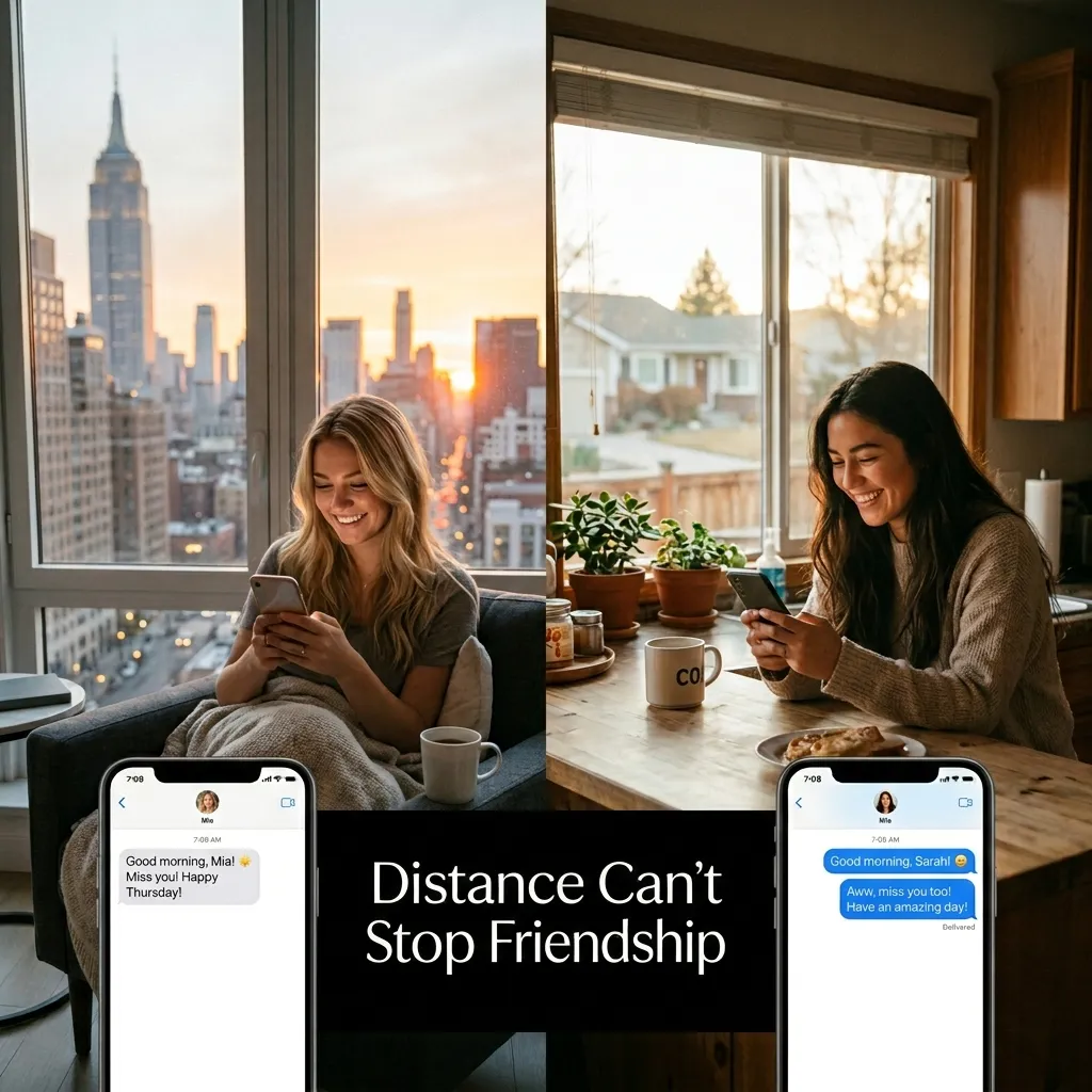 Good Morning Message for New & Long-Distance Friends