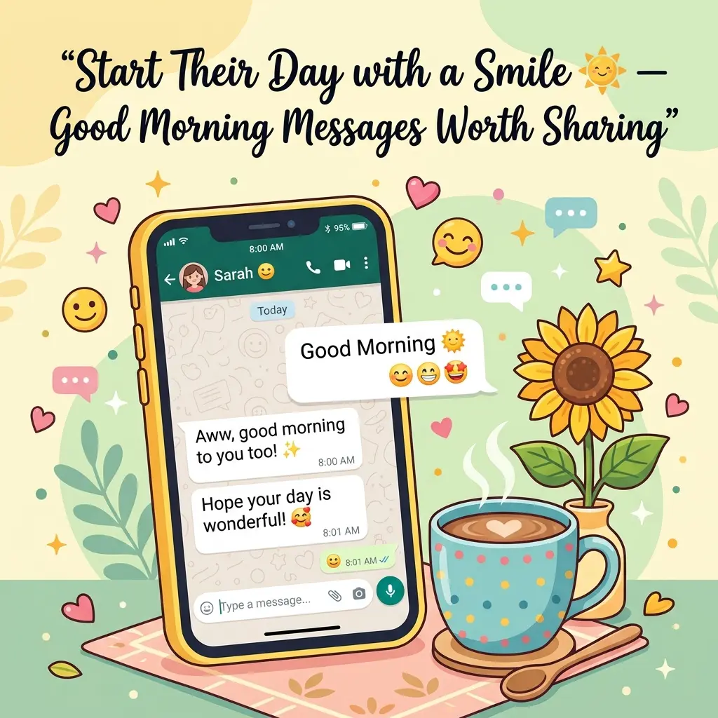 Good Morning Message for Social Media and WhatsApp