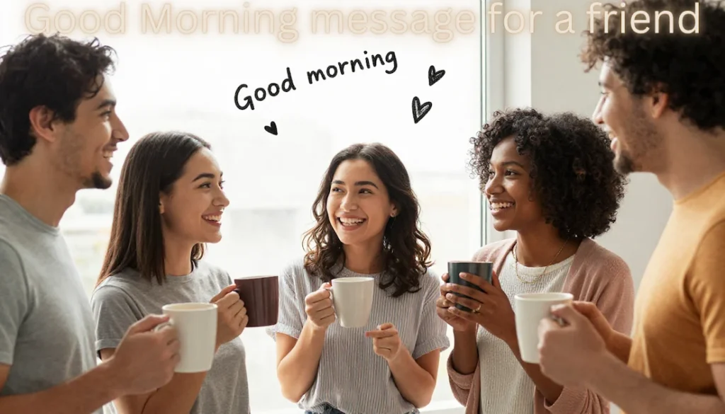 good morning message for a friend