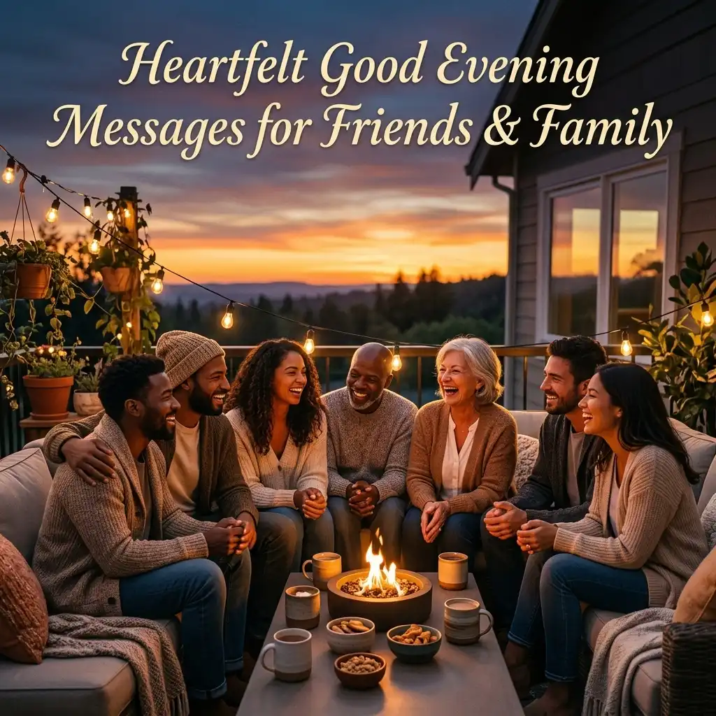 Heartfelt Good Evening Messages for Friends & Family