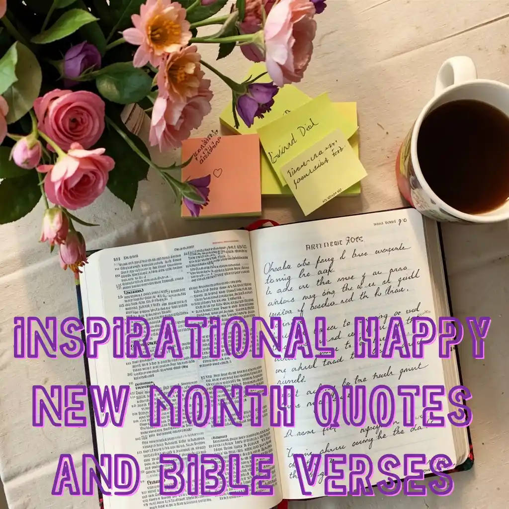 Inspirational Happy New Month Quotes and Bible Verses
