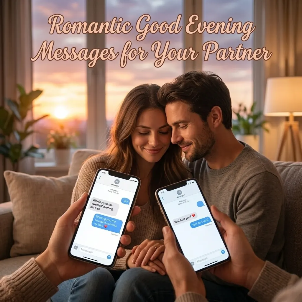 Romantic Good Evening Messages for Your Partner