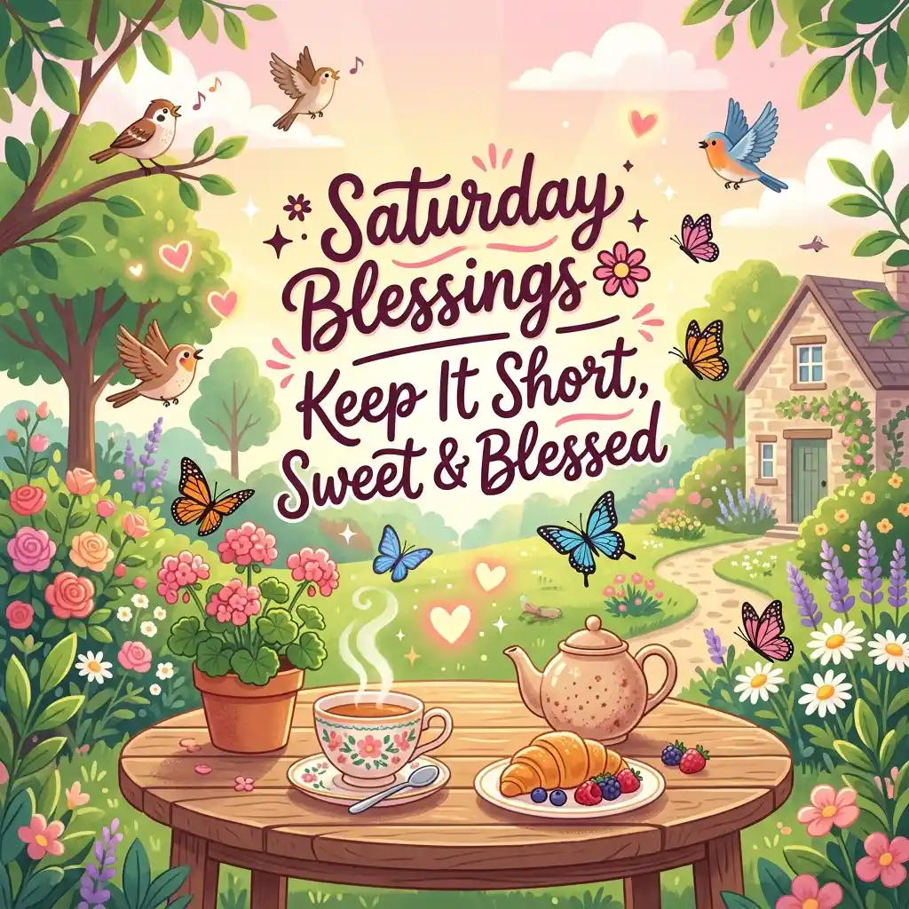 Short and Sweet Saturday Blessings Quotes