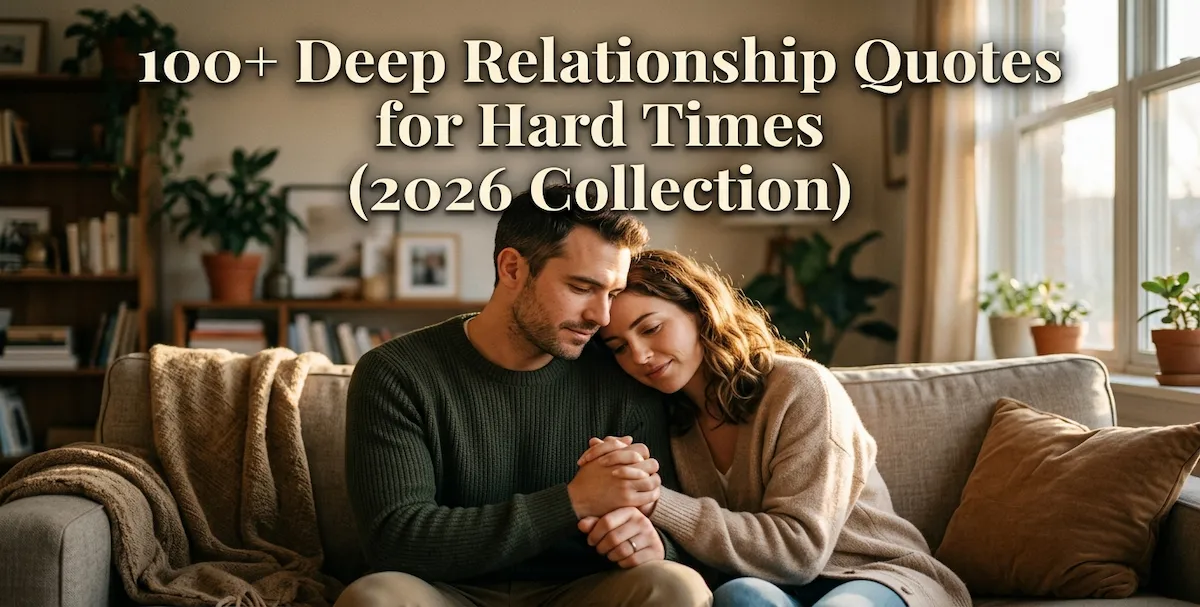 100+ Deep Relationship Quotes for Hard Times (2026 Collection)
