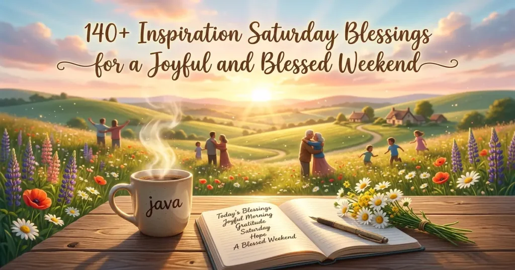 140+ Inspiration Saturday Blessings for a Joyful and Blessed Weekend