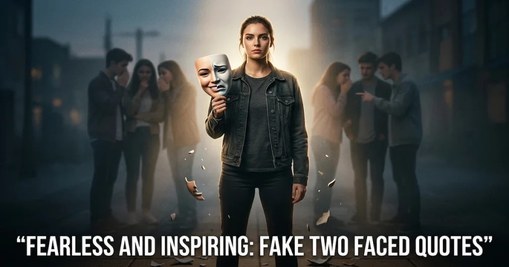 450+ Fearless and Inspiring Fake Two Faced Quotes for Standing Up to Toxic Friends