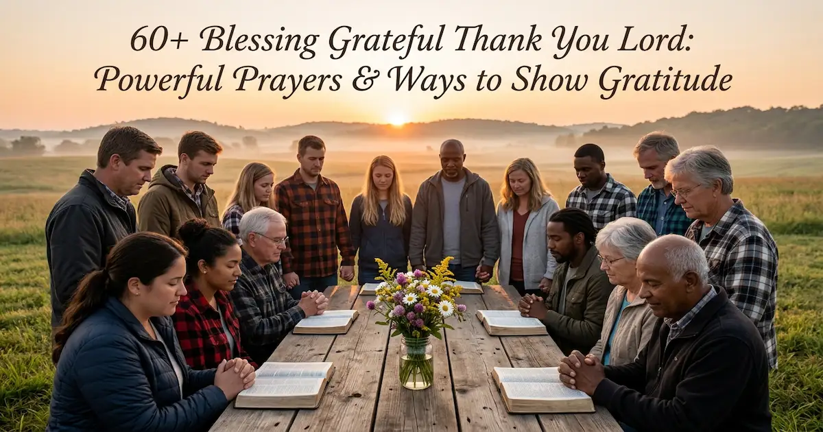 60+ Blessing Grateful Thank You Lord Powerful Prayers & Ways to Show Gratitude