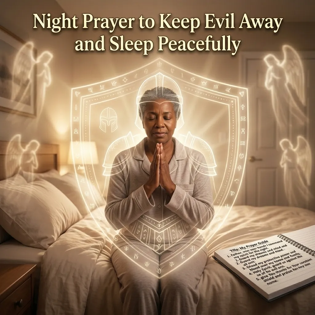Night Prayer to Keep Evil Away and Sleep Peacefully