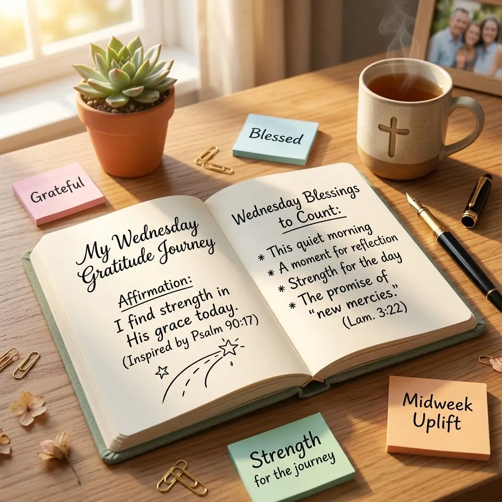 Positive Affirmations and Gratitude for Wednesday