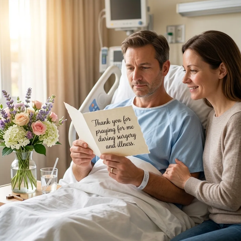 Thank You for Praying for Me During Surgery and Illness
