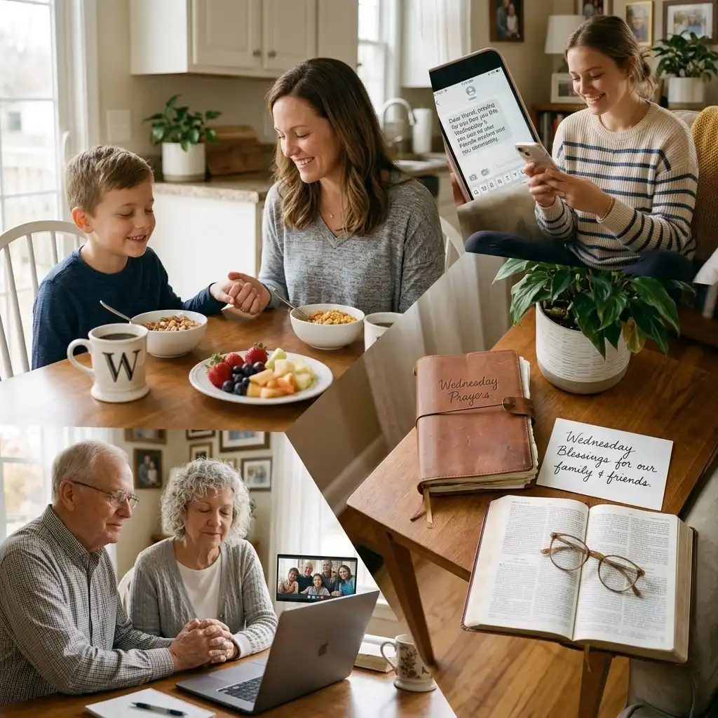Ways to Pray for Family and Friends on Wednesday