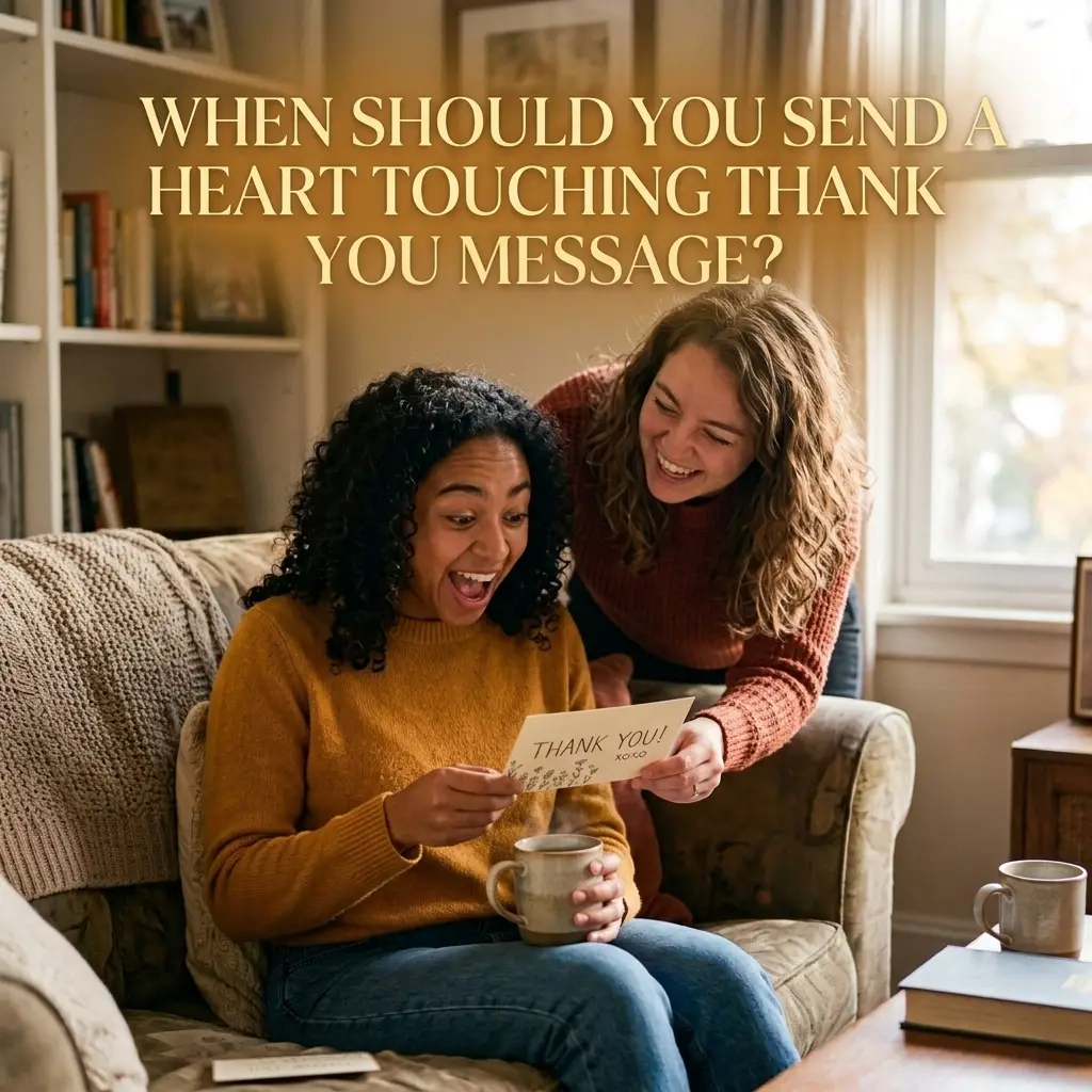 When Should You Send a Heart Touching Thank You Message